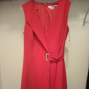 Calvin Klein red dress size 10